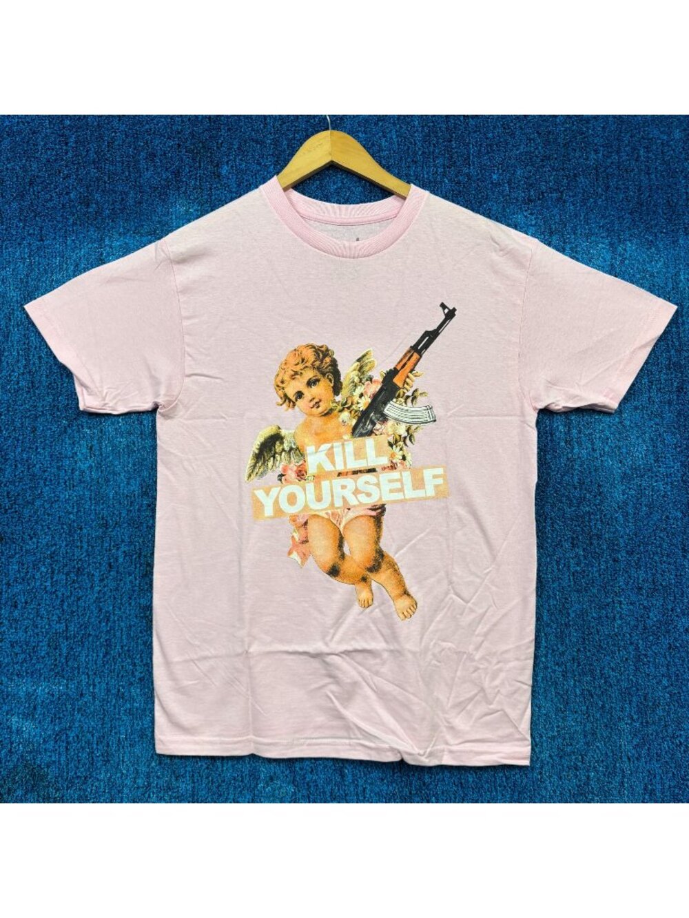 G59 Records x The Suicideboys Kill Yourself Cherub Rap Tee M